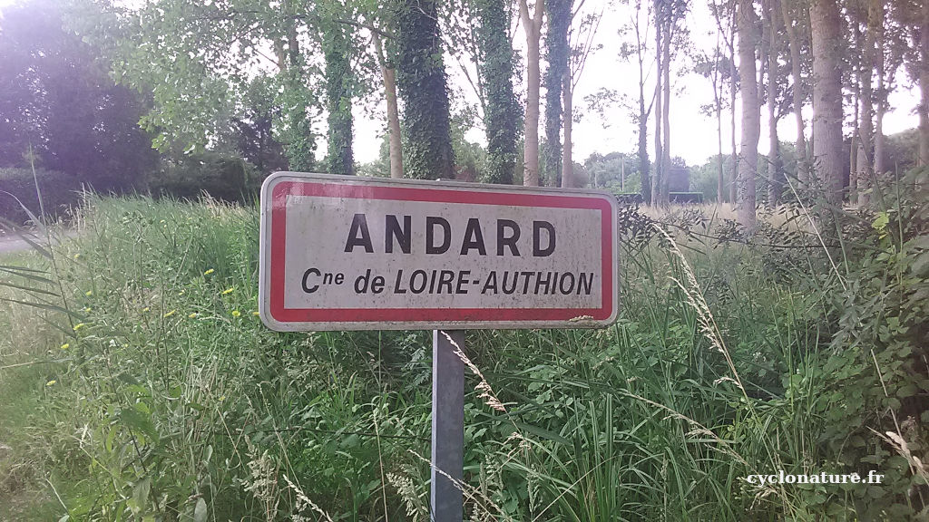 Angers / Andard à vélo