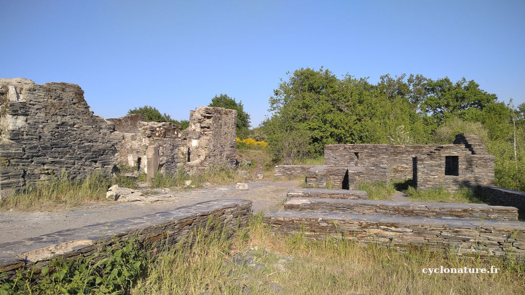 Les ruines des Ardoisières à Trélazé