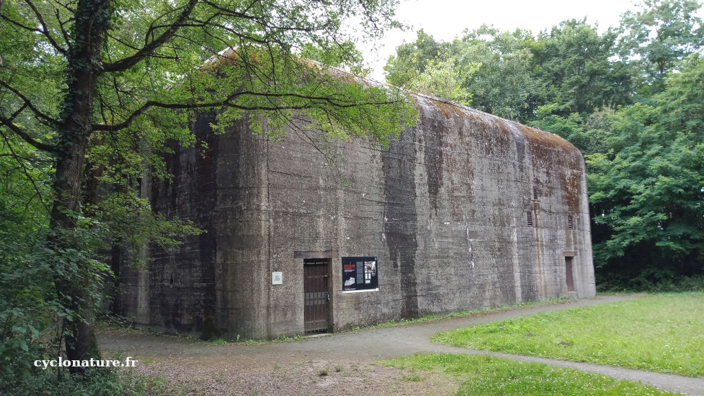 Les bunkers du parc de Pignerolle à Saint Barthélemy d'Anjou