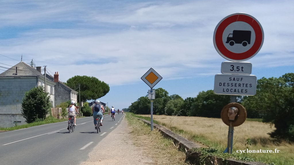 En route pour la fête du vélo en Anjou à Saint Mathurin sur Loire