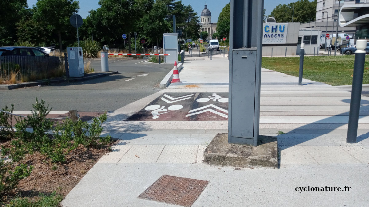 Angers: Si tu fais la bise au poteau il te le rendra