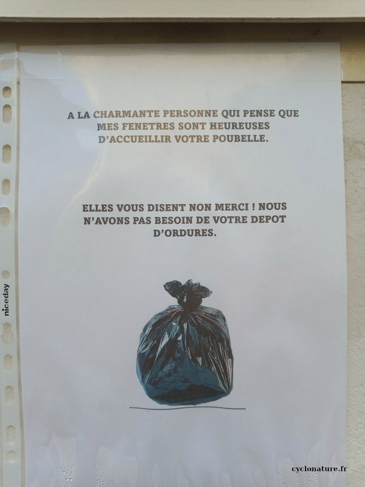 Angers: Les poubelles sous nos fenêtres non merci