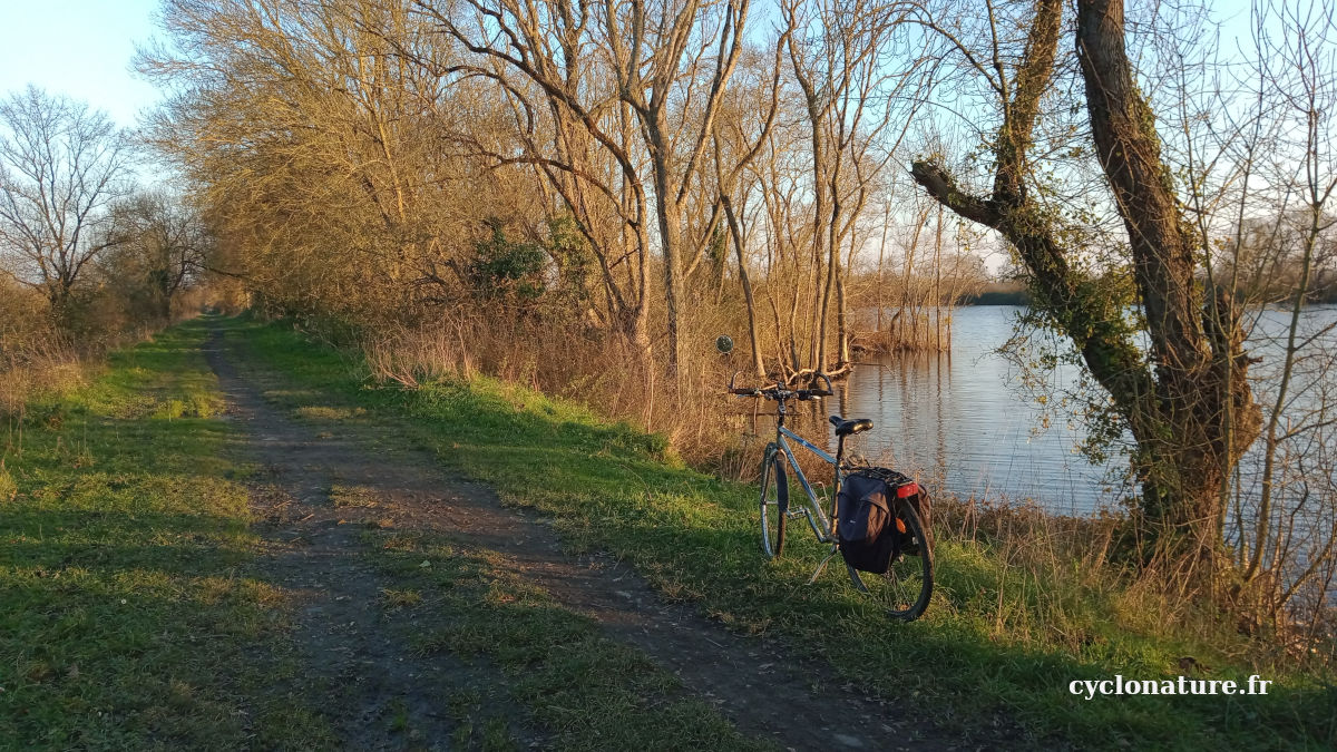 A vélo autour de la fosse de Sorges aux Ponts de Cé