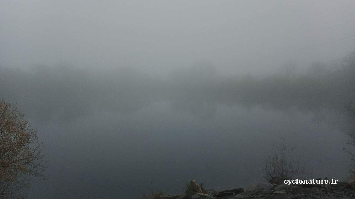 Brouillard sur les Ardoisières de Trélazé