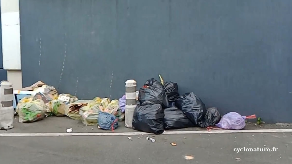 Dépôt sauvage à Angers