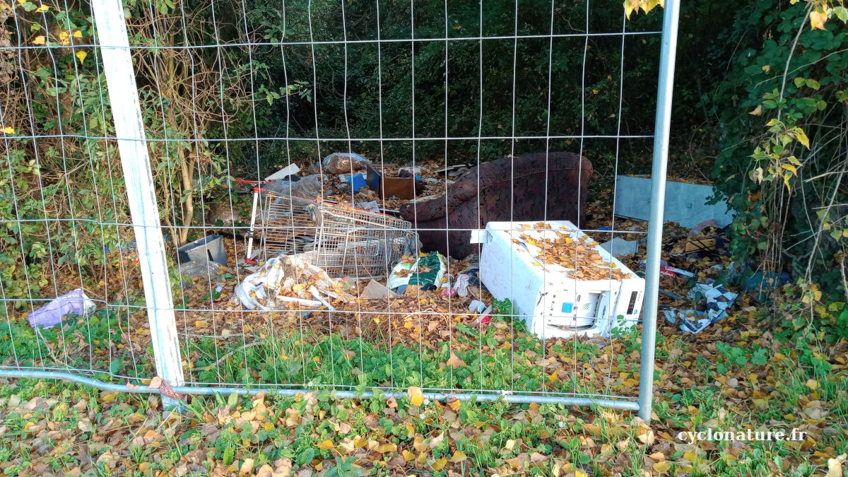 Dépôt sauvage à Saint Barthélemy d'Anjou