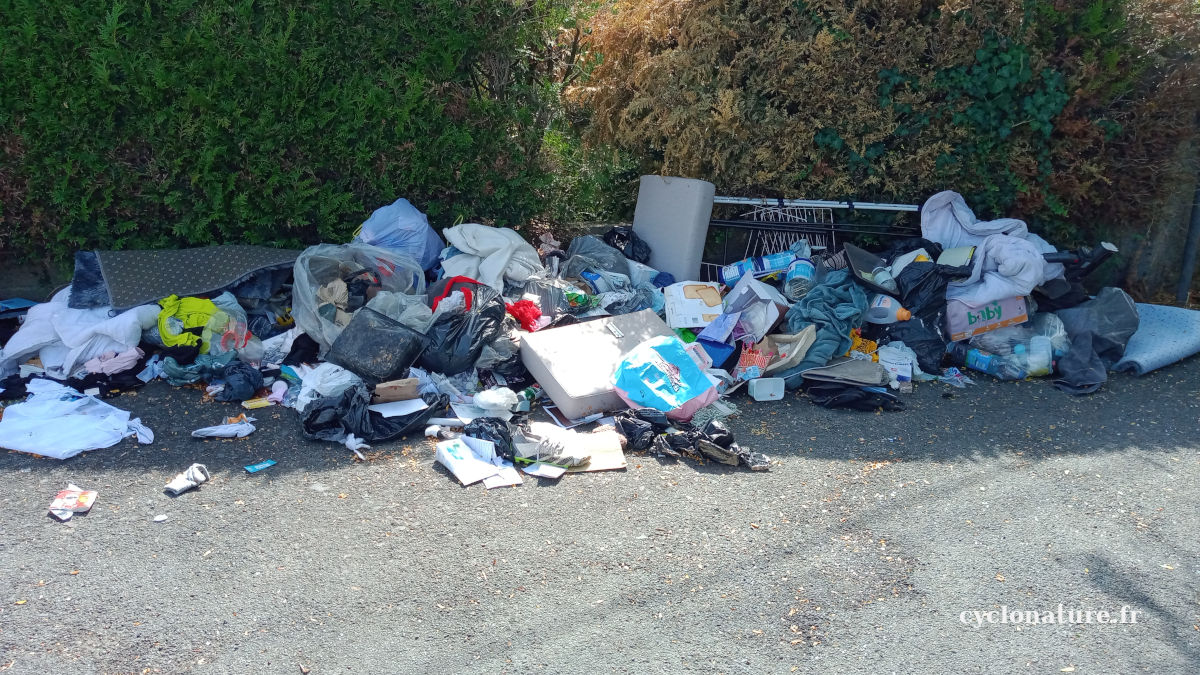 Dépôt sauvage à Angers