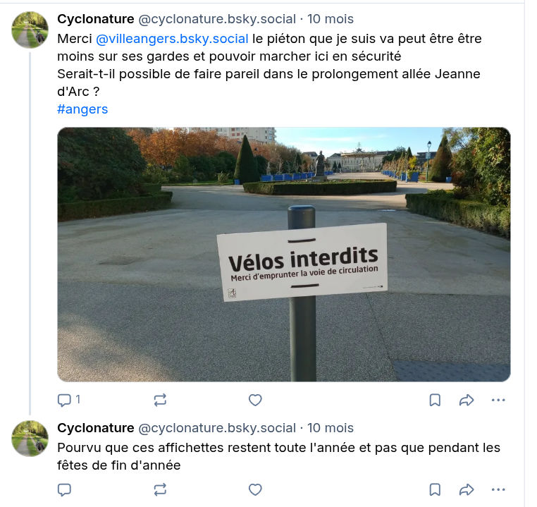 Angers - Des bonnes nouvelles pour les pietons