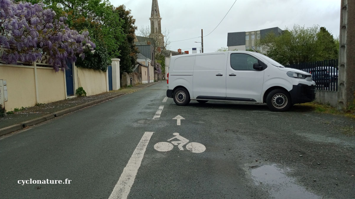 La rue la plus dangereuse à vélo d'Angers
