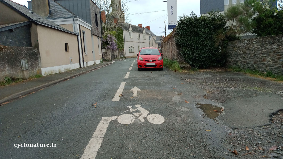 La rue la plus dangereuse à vélo d'Angers