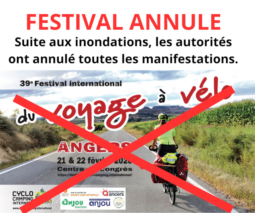 Angers accueille le 39ème festival international du voyage à vélo