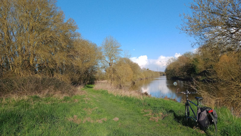 Balade sur les bords de l'Authion à Trélazé