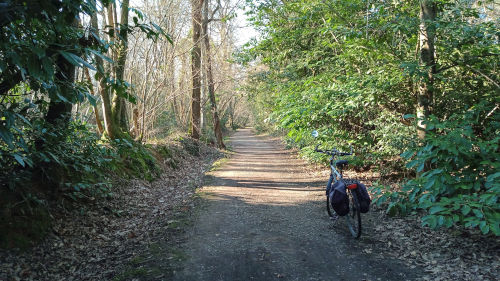 Balade à vélo en pleine nature