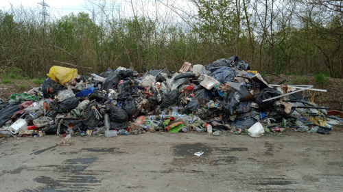 Dépôt sauvage à Angers