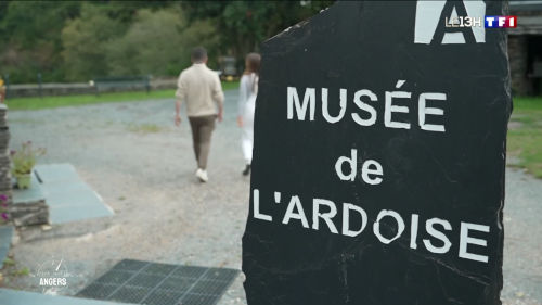 Le musée de l'Ardoise dans le 13h de TF1 présenté par Anne-Claire Coudray