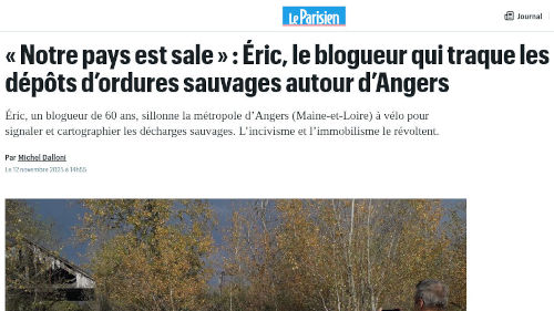 Cyclonature dans Le Parisien