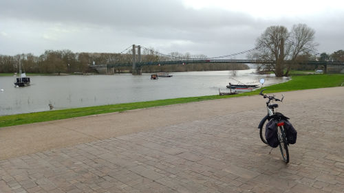 Balade à vélo à Bouchemaine