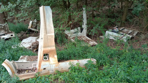 Que devient la bagnole coupée en morceaux à Angers ?