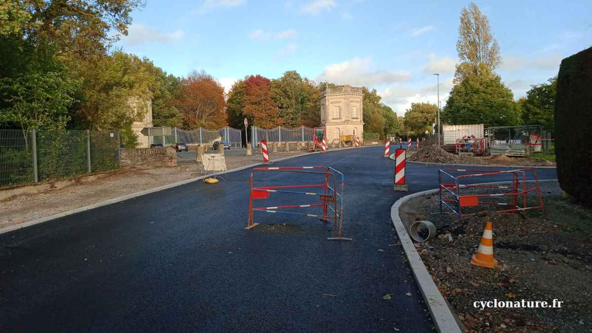 Nouvelle piste cyclable à Saint Barthélemy d'Anjou