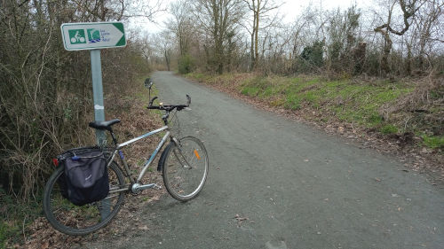 21 kilomètres à vélo sur le parcours de la Loire à vélo par 2 degrés