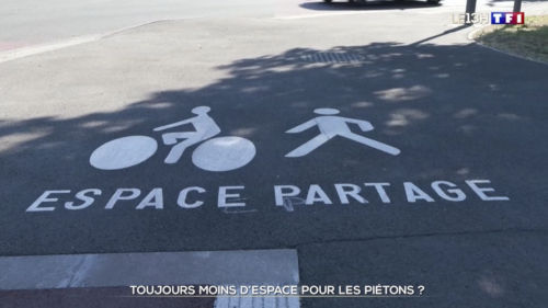 Reportage sur les espaces partagés vélos piétons