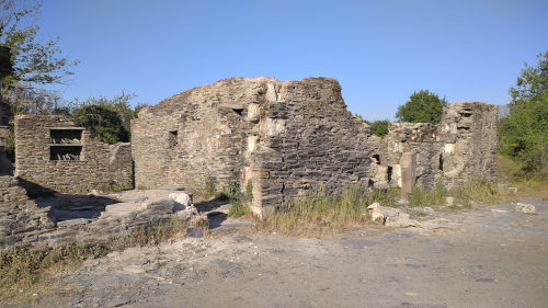 Dans les ruines des Ardoisières à Trélazé
