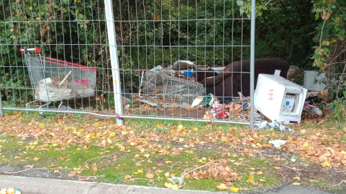 Dépôt sauvage à Saint Barthélemy d'Anjou