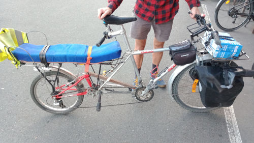 Ma rencontre du jour avec un vélo fait maison